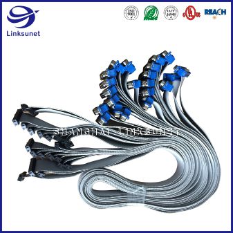 DIDC 壓線(xiàn)式連接器 28AWG 排線(xiàn)線(xiàn)束